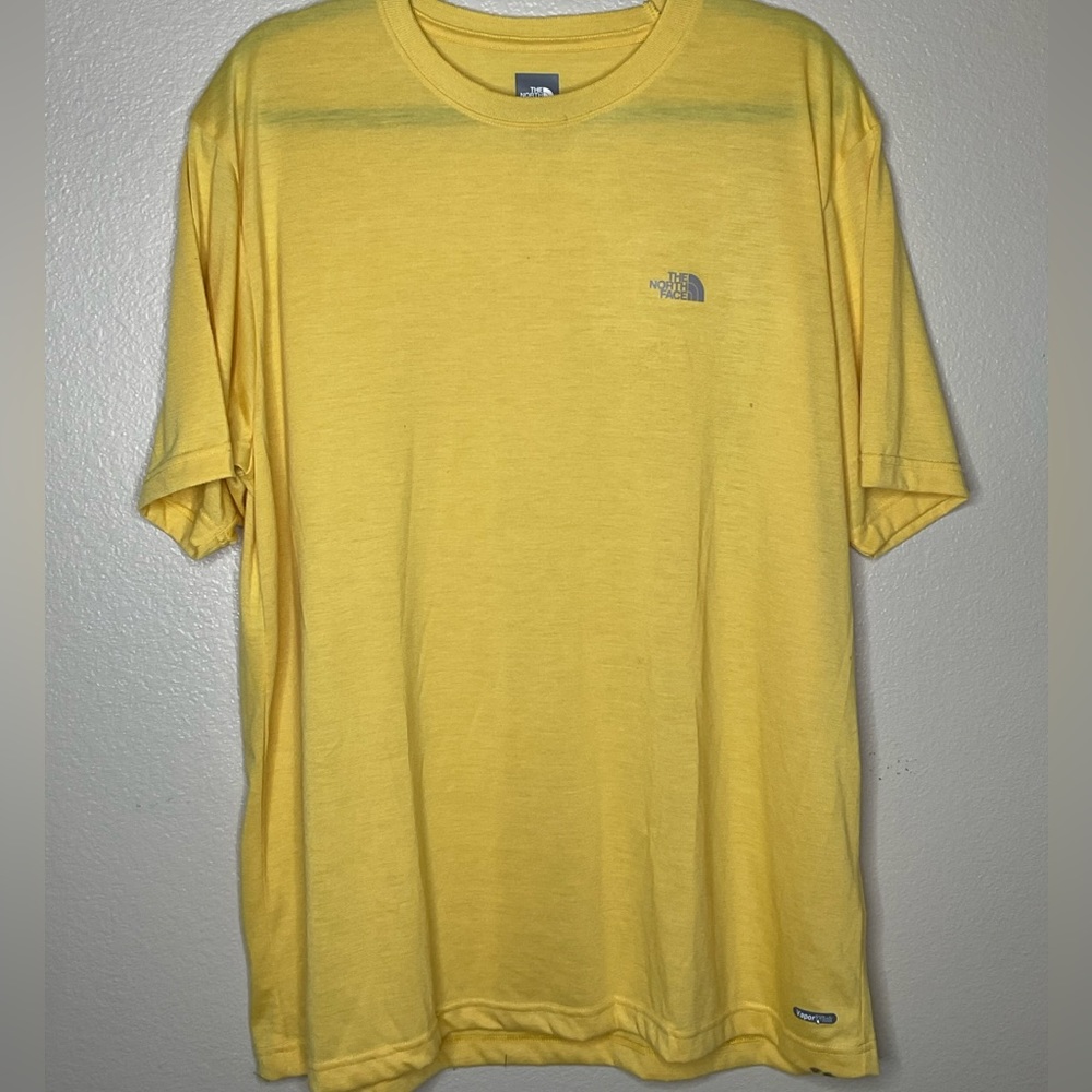 The North Face Yellow Short Sleeve Size XL